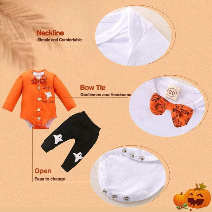 Baby Boys Halloween Gentleman Outfit Sets 3Pcs - MomyMall