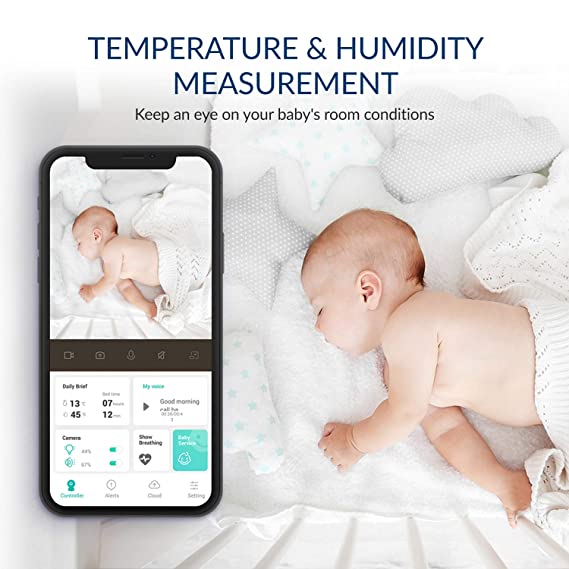 Smart Wireless Security Baby Camera with Temperature Monitoring And Alarm - MomyMall