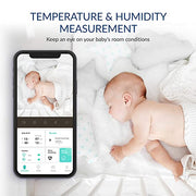 Baby Monitor | Smart Wireless Security Baby Camera with Temperature Monitoring And Alarm - MomyMall