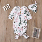 Cute Leaves And Flower Floral Printed Baby Sleeping Bag