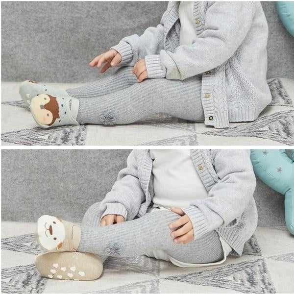 Lovely Cartoon Non-Slip Cotton Soft and Comfortable Toddler Floor Socks