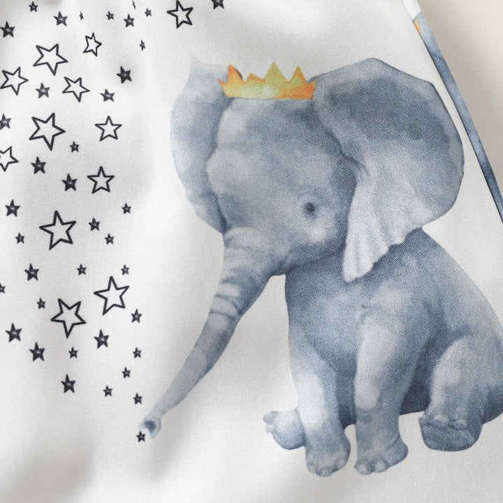 Sweet Elephant Printed Baby Dress - MomyMall