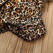 Cute Sleeveless Full Leopard Printed Baby Romper - MomyMall