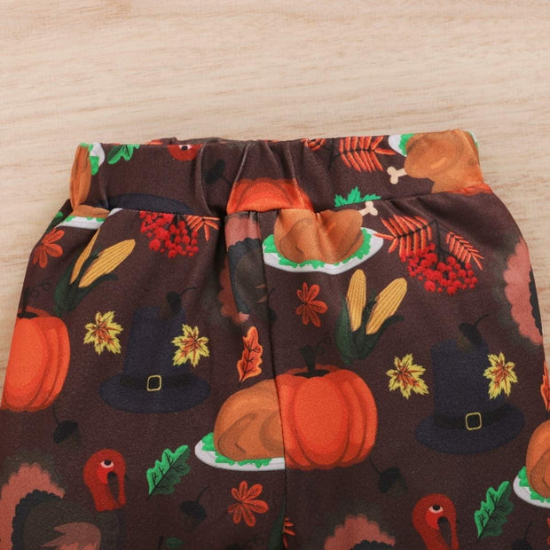 3PCS My 1st Thanksgiving Printed Baby Set - MomyMall