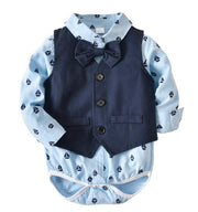 Autumn Gentleman Suit Baby Boy Set 2 Pcs Formal Wear - MomyMall