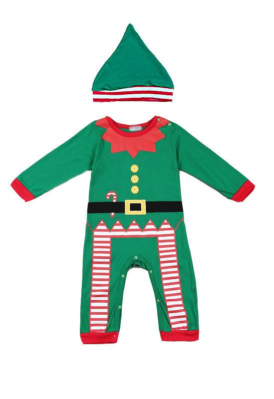 Baby Warm Fashion Cute Christmas Romper Jumpsuits 2 Pcs