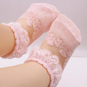 Baby Girl's Lace See-through Sock - MomyMall