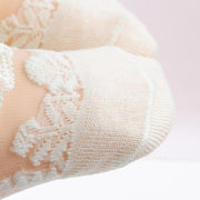 Baby Girl's Lace See-through Sock - MomyMall White