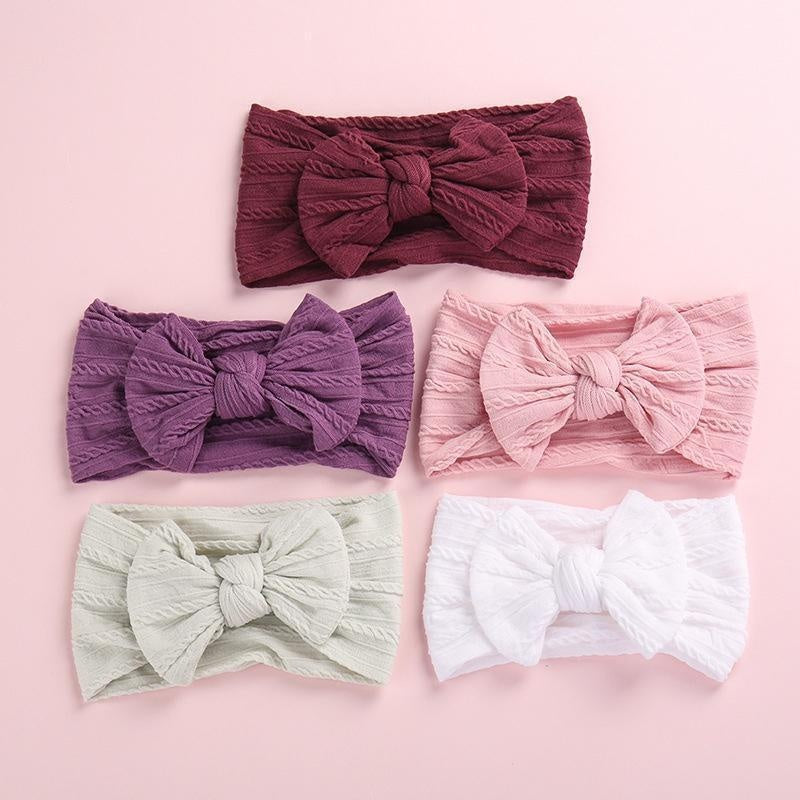 Baby Girl's Bowknot Decor Headband - MomyMall