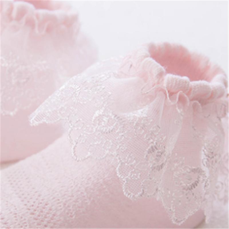 Baby Girl Lace Ruffle Socks - MomyMall