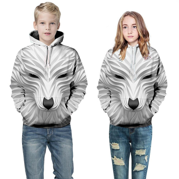 Kid Boy Girl Autumn Winter 3D Print Fashion Hoodie