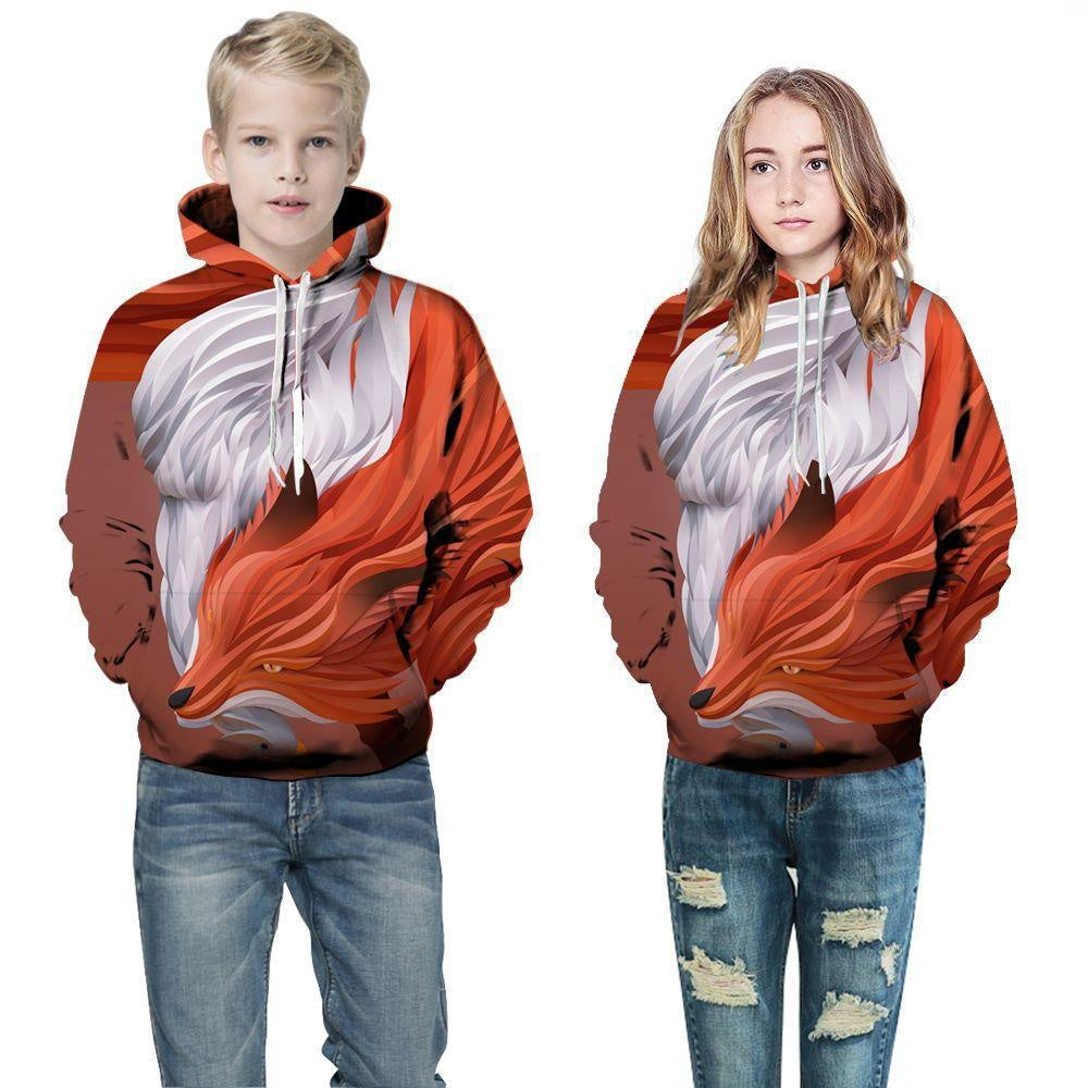 Kid Boy Girl Autumn Winter 3D Print Fashion Hoodie