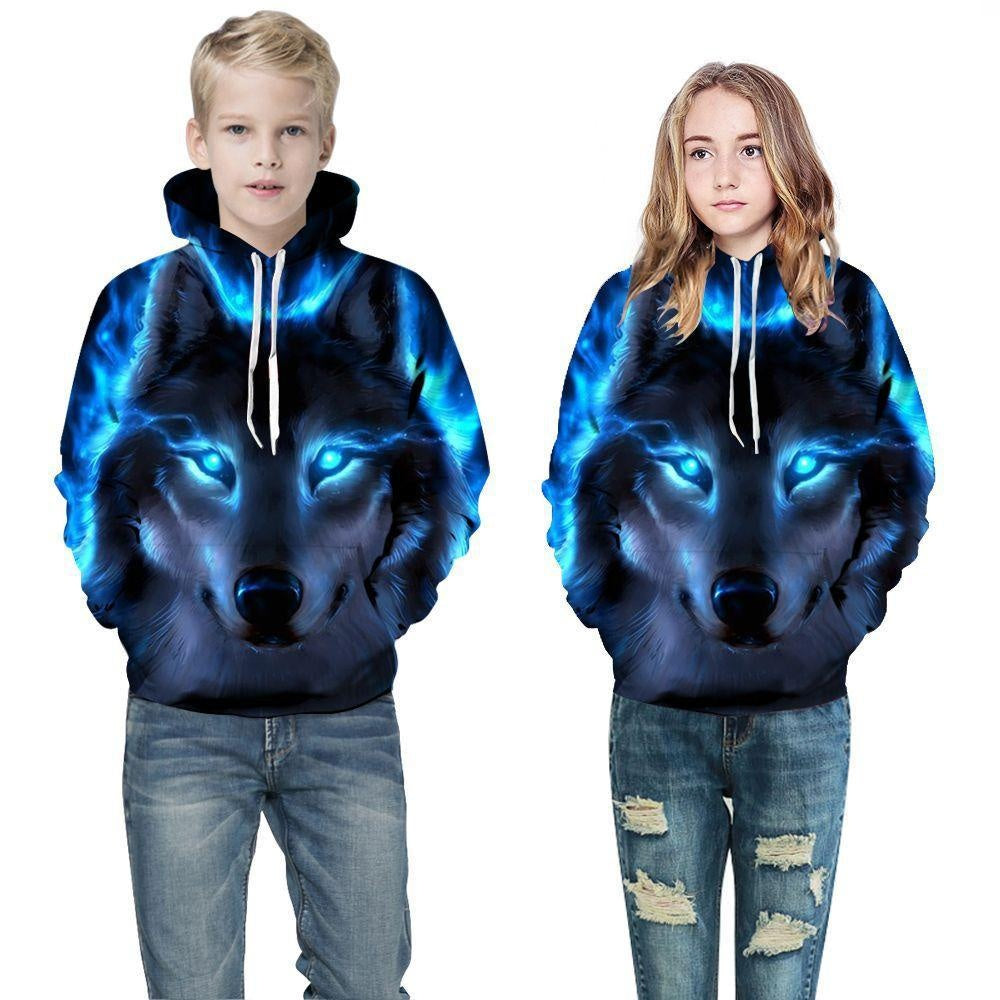 Kid Boy Girl Autumn Winter 3D Print Fashion Hoodie