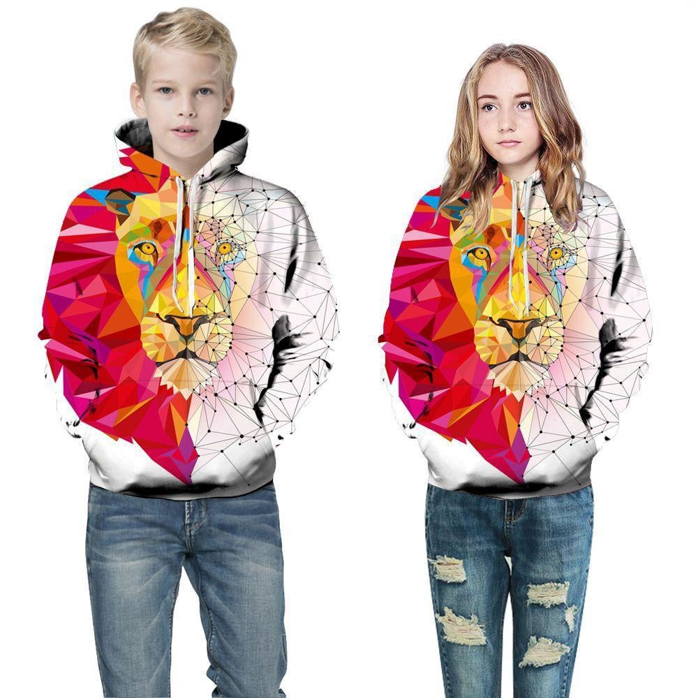 Enfant Garçon Fille Automne Hiver 3D Print Fashion Hoodie