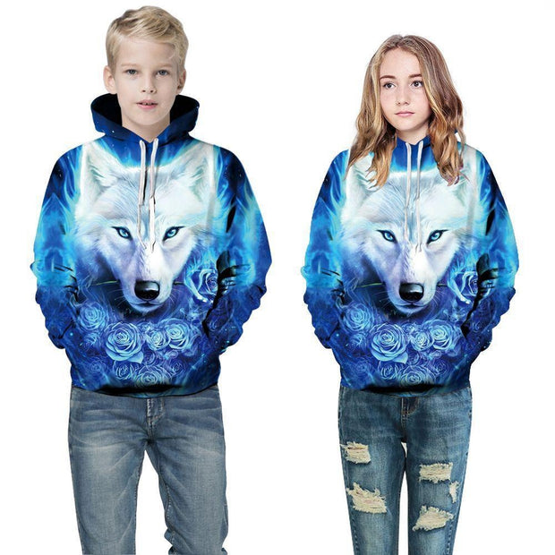 Kid Boy Girl Autumn Winter 3D Print Fashion Hoodie