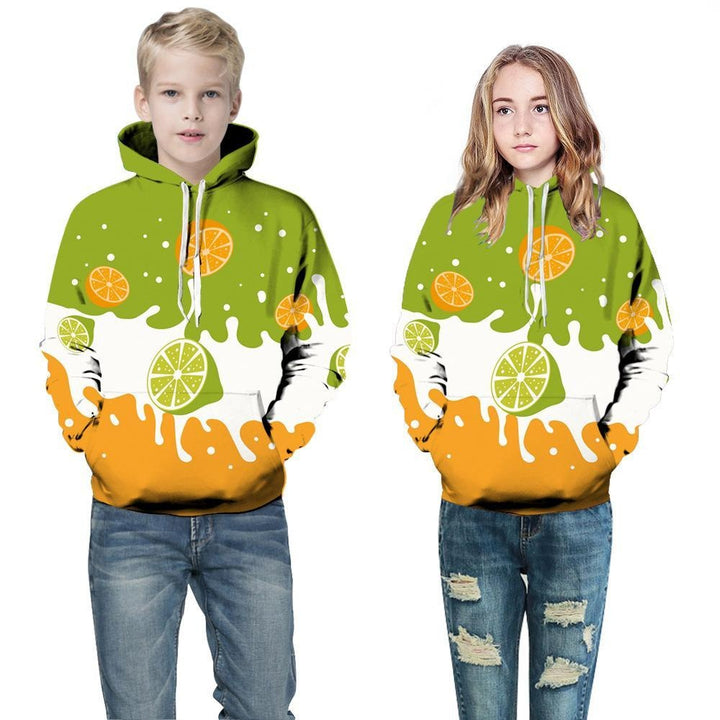 Kid Boy Girl Autumn Winter 3D Print Fashion Hoodie