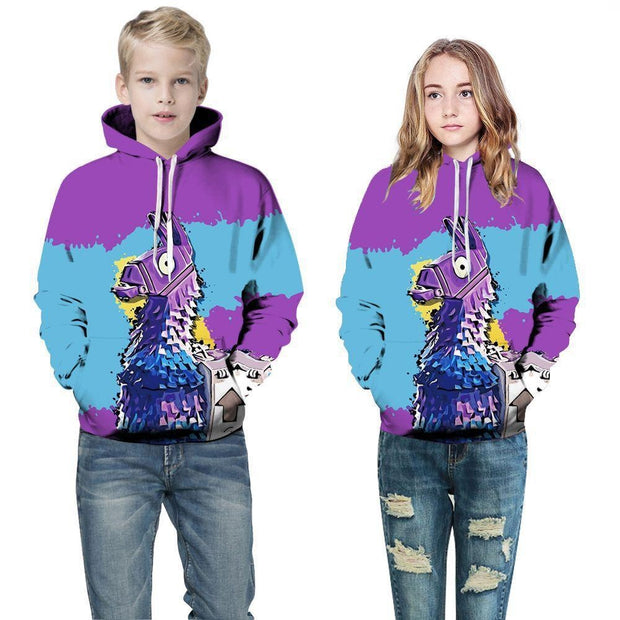 Kid Boy Girl Autumn Winter 3D Print Fashion Hoodie