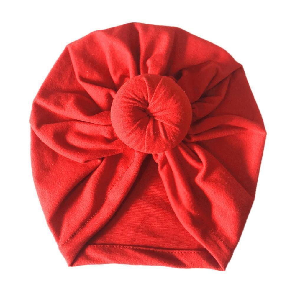 Cute India Turban Hats Baby Infant Donut Hat