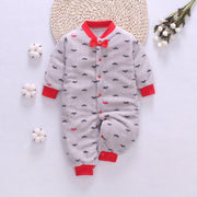 Thickened Baby Flannel Romper - MomyMall Type2 / 0-3 Months