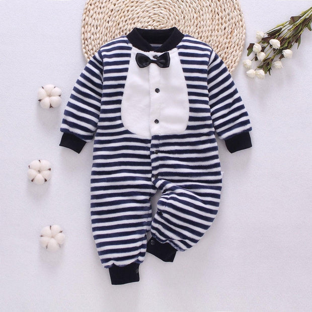 Thickened Baby Flannel Romper - MomyMall Type5 / 0-3 Months