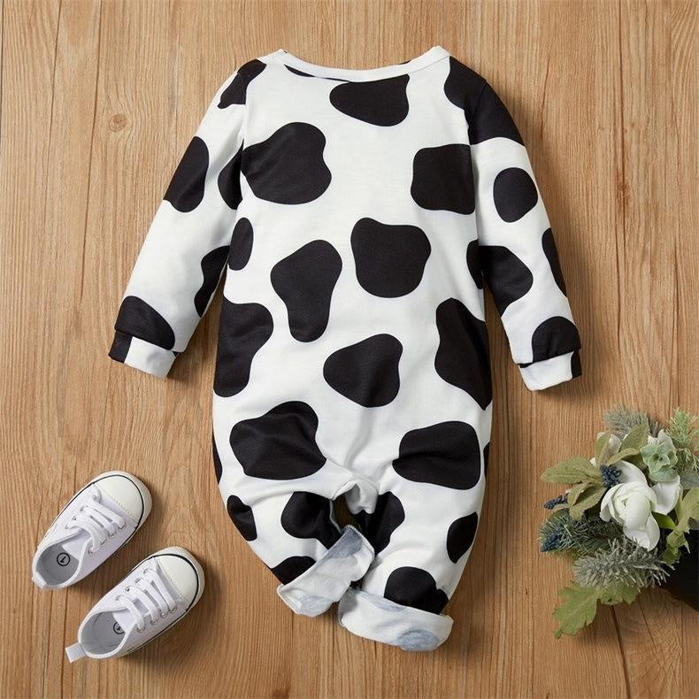 Cute Cow Printed Baby Jumpsuit - MomyMall