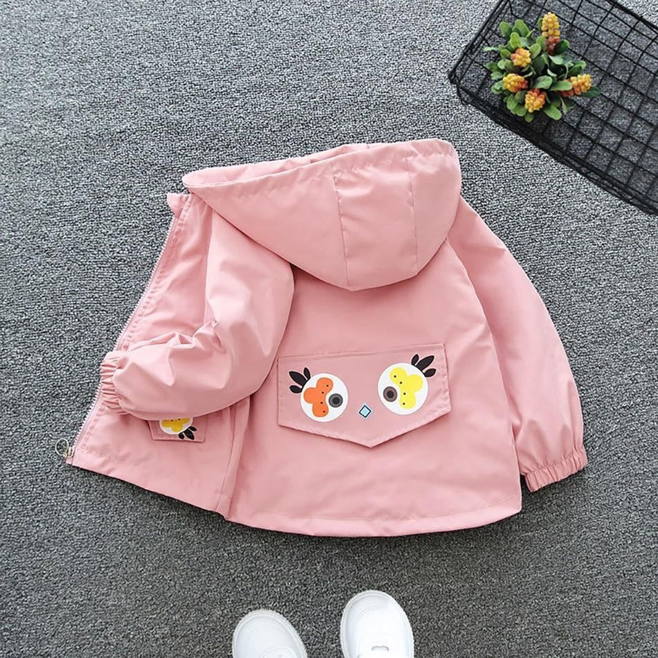 Autumn Girl Cartoon Animal Jacket Zipper Cardigan Coat