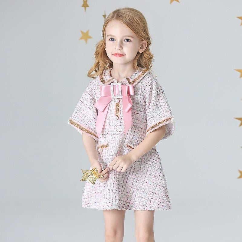 Autumn Winter Baby Girls Dress Party Casual Wear Princess Dresses 1-8Y