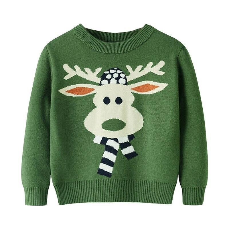 Boy Sweater Autumn/winter New Style Cartoon Double Bottoming Tops 2-6 Years