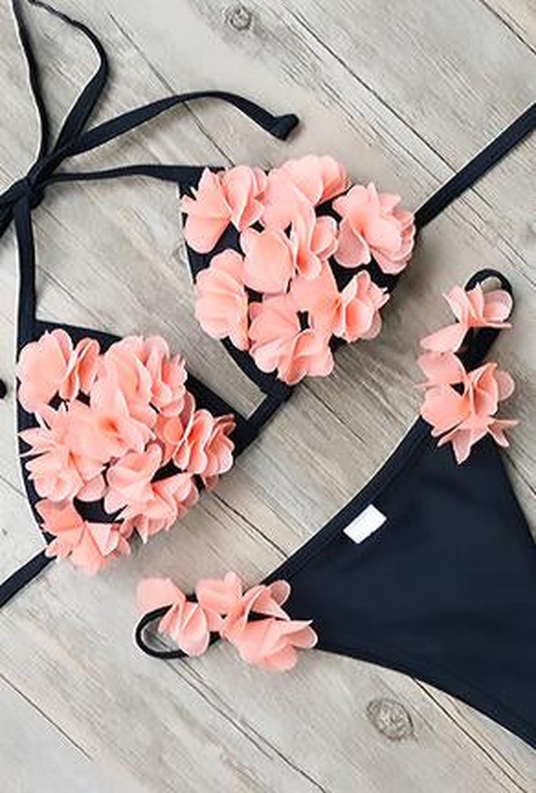 BIEZ - PETALS TRIM SWIMSUIT