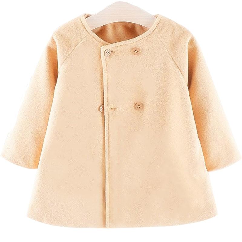 Baby Girl Spring Winter Wool Blends Jacket Coat Costume Outerwear - MomyMall