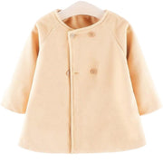 Baby Girl Spring Winter Wool Blends Jacket Coat Costume Outerwear - MomyMall