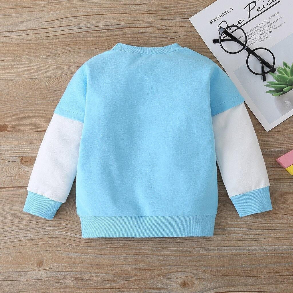 Kind Mädchen Regenbogen Sweatshirt Herbst Winter Bluse Strickjacke Quaste