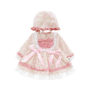 Baby Girl Lolita Floral Princess Birthday Christening Party Frock Boutique 2 Pcs - MomyMall