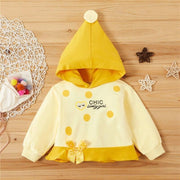 Baby Girl Polka Dot Cute Sweatshirt - MomyMall Yellow / 3-6 Months