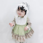 Baby Girl Spanish Dress Lolita Princess Birthday Christening Party Gown Boutique Dresses - MomyMall Green / 0-6 Months