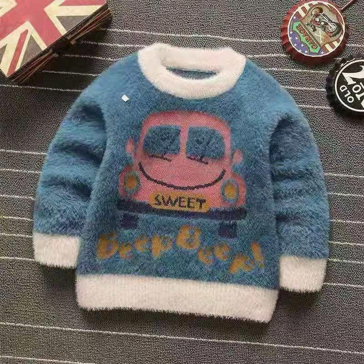 Baby Boy Sweater Thick Warm Sweaters - MomyMall Style 1 / 6-12M