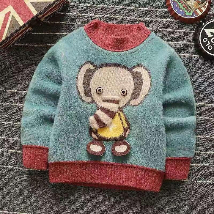 Baby Boy Sweater Thick Warm Sweaters - MomyMall Style 3 / 6-12M