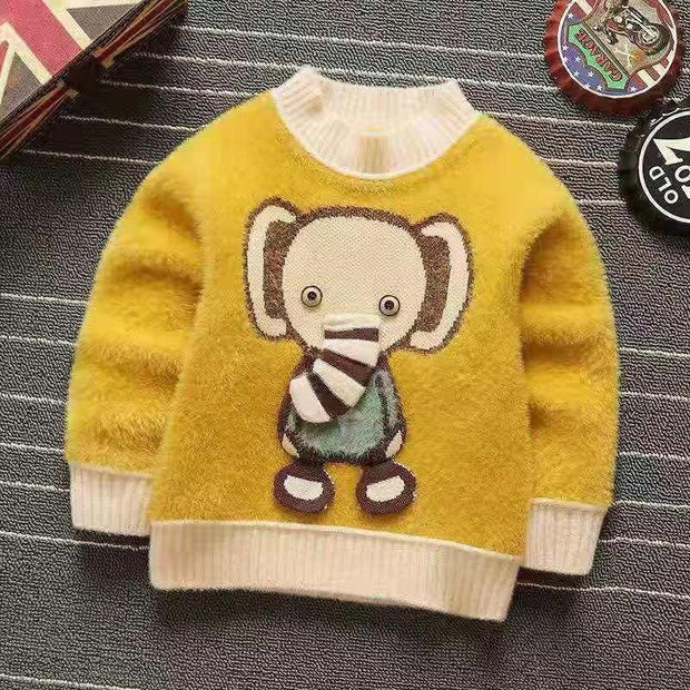 Baby Boy Sweater Thick Warm Sweaters - MomyMall Style 4 / 6-12M
