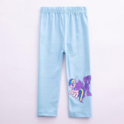 Baby Girl Pants Straight Tube Color Line with Pocket Pants 2-7 Years - MomyMall Blue / 12-18M