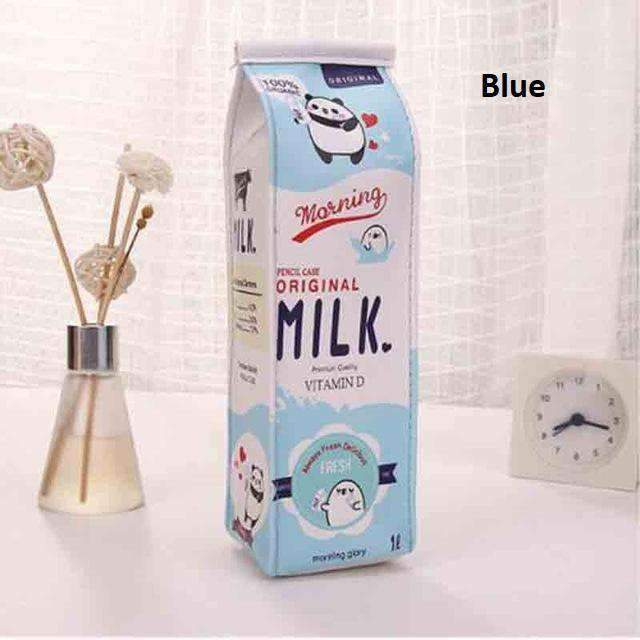 Cute Milk Carton Pencil Case