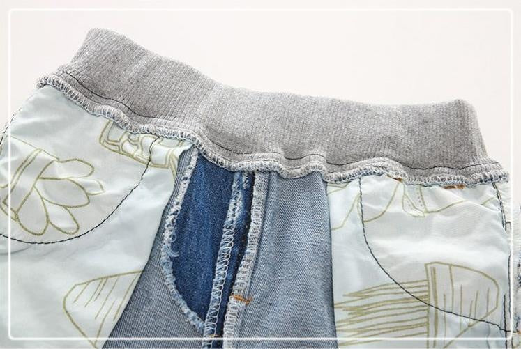 Kids Boys Trousers Jeans Spring Autumn Fashion Denim Pants 2-6 Years - MomyMall