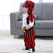 Baby Boy Captain Pirate Costume With Hats Christmas Suit 3 Pcs - MomyMall