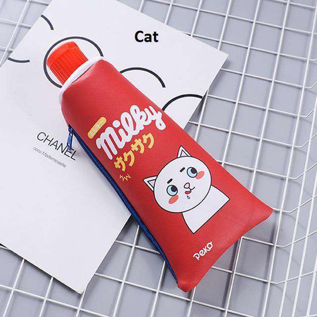 Kawaii Toothpaste Pencil Cases - MomyMall Cat