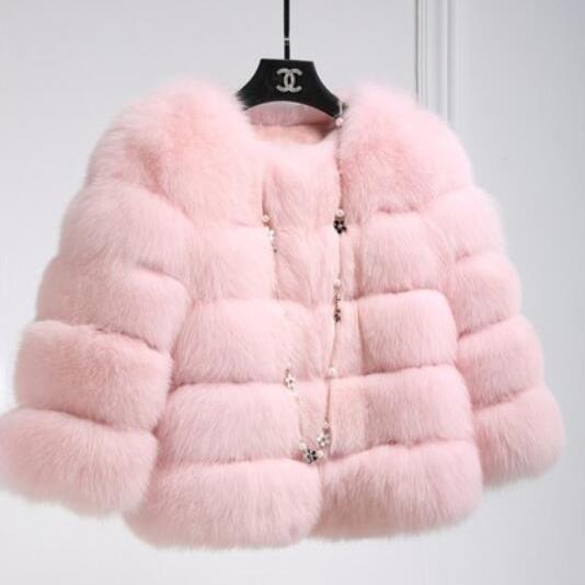 Faux Fur Coat - Winter Bubble Faux Fur Coat