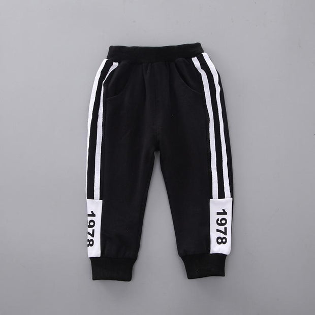 Boys Girls Cotton Patchwork Tops+Bottoms Tracksuit 2Pcs/Set