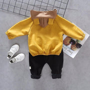 Girls Boys Spring Autumn Suit Bear Casual 3Pcs Sets - MomyMall