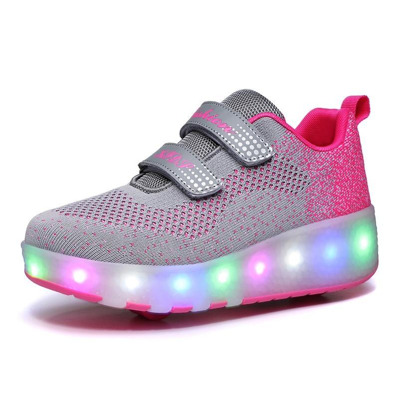 Boy Girl LuminousLed Light Roller Skate Led Shoes - MomyMall