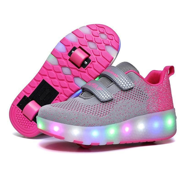 Boy Girl LuminousLed Light Roller Skate Led Shoes - MomyMall