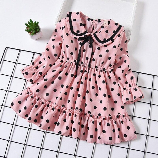 Baby Girls Dress Long Sleeve Cute Print Casual Autumn Dresses 1-4 Years by MomyMall Baby Girls Dress Long Sleeve Cute Print Casual Autumn Dresses 1-4 Years by MomyMall
