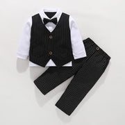 Boys Kids Set Toddler Boy Birthday Wedding Gentleman Formal 3Pcs Outfits - MomyMall